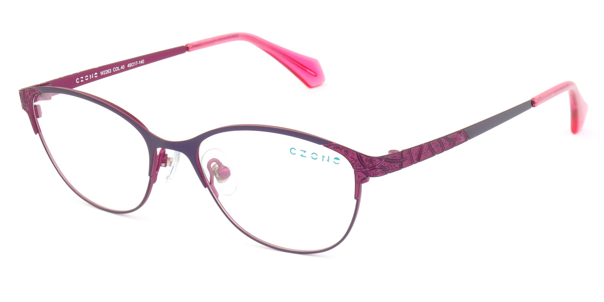 C-Zone Full Rim Cat Eye W2263 Eyeglasses