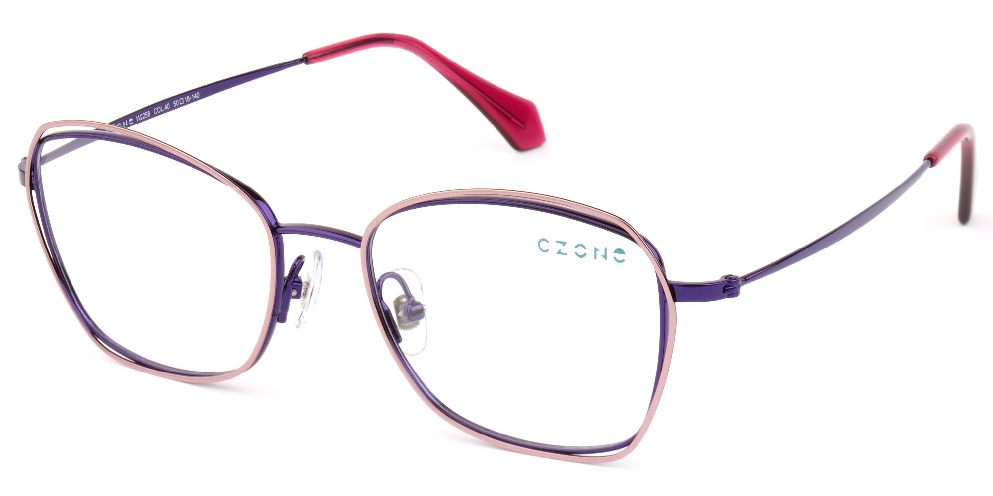 C-Zone Full Rim Square W2258 Eyeglasses