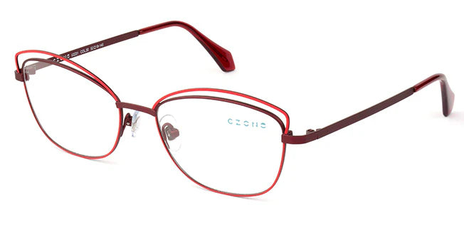 Red Full Rim Cat Eye Eyeglasses U2231 