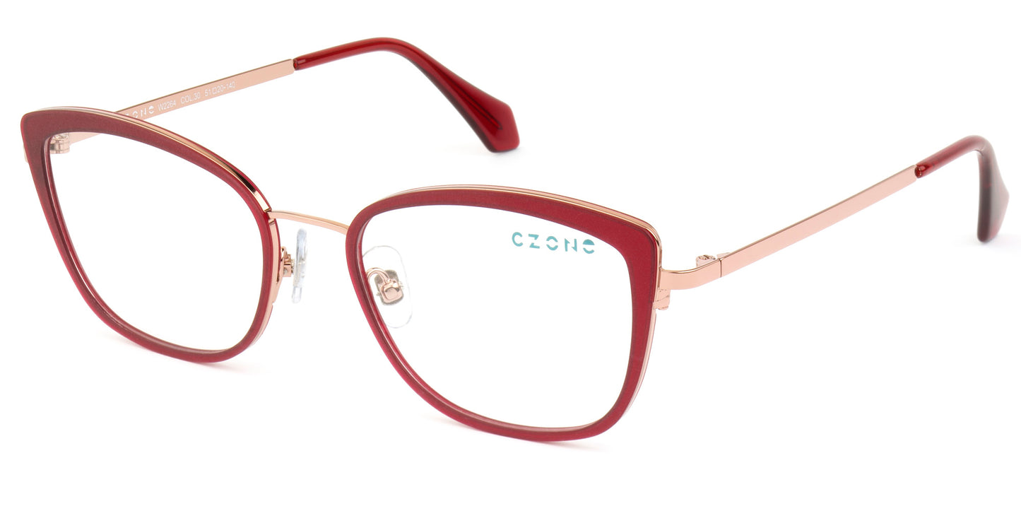 C-Zone Full Rim Cat Eye W2264 Eyeglasses