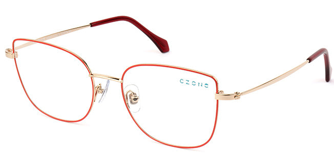 C-Zone Full Rim Geometric Eyeglasses Q2233