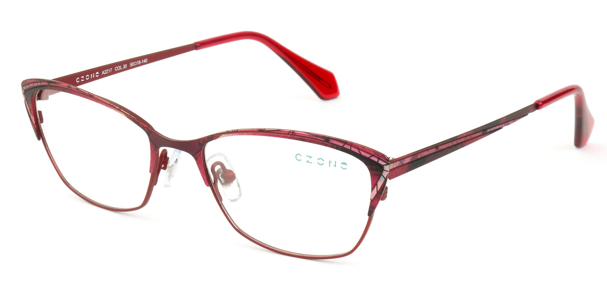 C-Zone Full Rim Square Eyeglasses A2217