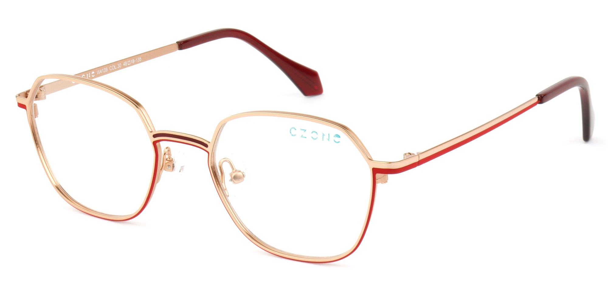 C-Zone Full Rim Round W4139 Eyeglasses