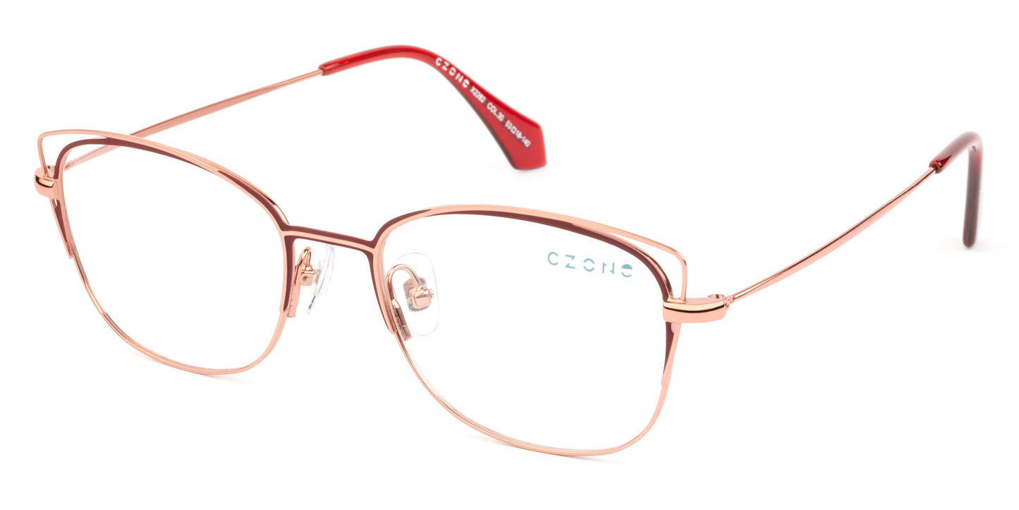 C-Zone Full Rim Square X2282 Eyeglasses