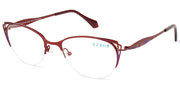 C-Zone Semi-Rimless Cat Eye Eyeglasses Q4137