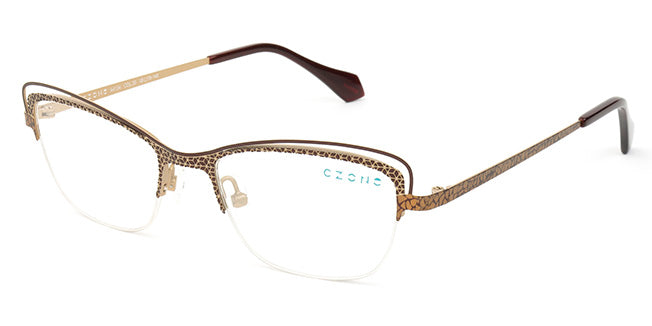 C-Zone Semi-Rimless Cat Eye Eyeglasses A4134