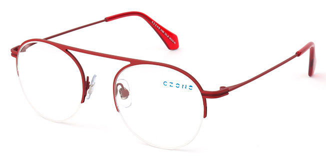 C-Zone Semi-Rimless Round Eyeglasses U1203