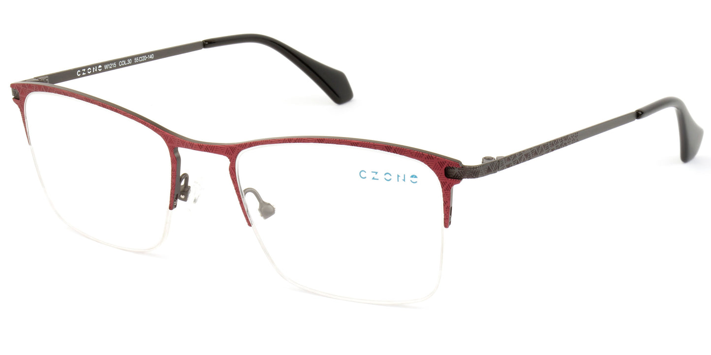 C-Zone Semi Rimless  Eyeglasses W1215