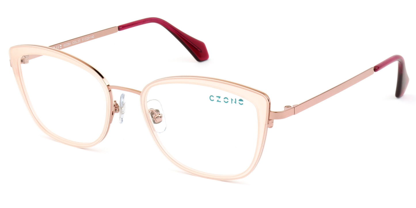 C-Zone Full Rim Cat Eye W2264 Eyeglasses