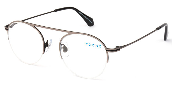 C-Zone Semi-Rimless Round Eyeglasses U1203