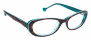 Transparent Full Rim Rectangle LL136 Eyeglasses