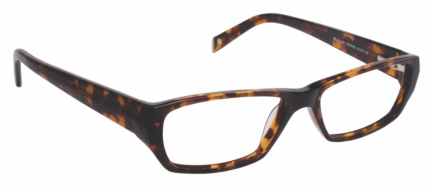 Transparent Full Rim Cat Eye LL104 Eyeglasses